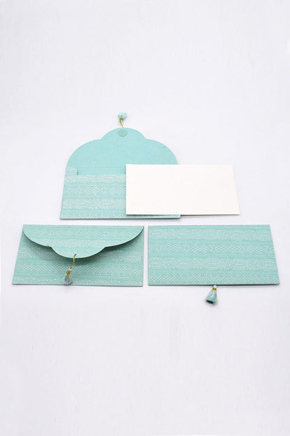 Lace Stripes Handmade Paper Money Gift Envelope with Card Online