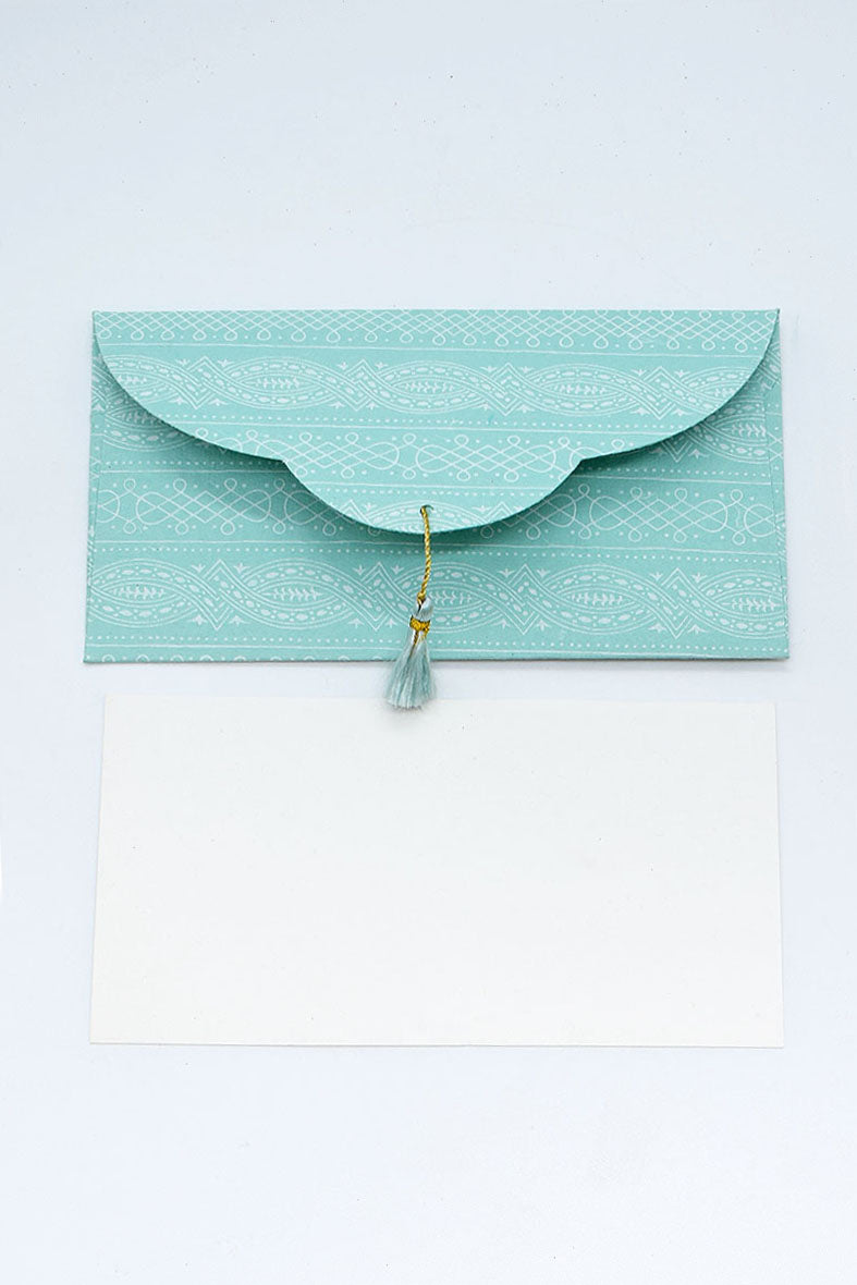 Lace Stripes Handmade Paper Money Gift Envelope with Card Online