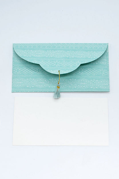 Lace Stripes Handmade Paper Money Gift Envelope with Card Online
