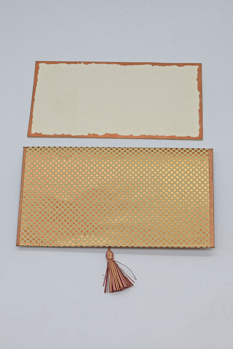 Gold Rounds Foil Print Handmade Paper Money Gift Envelope With Card Online