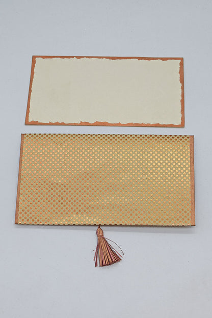 Gold Rounds Foil Print Handmade Paper Money Gift Envelope With Card Online