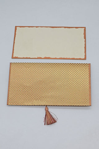Gold Rounds Foil Print Handmade Paper Money Gift Envelope with Card Online