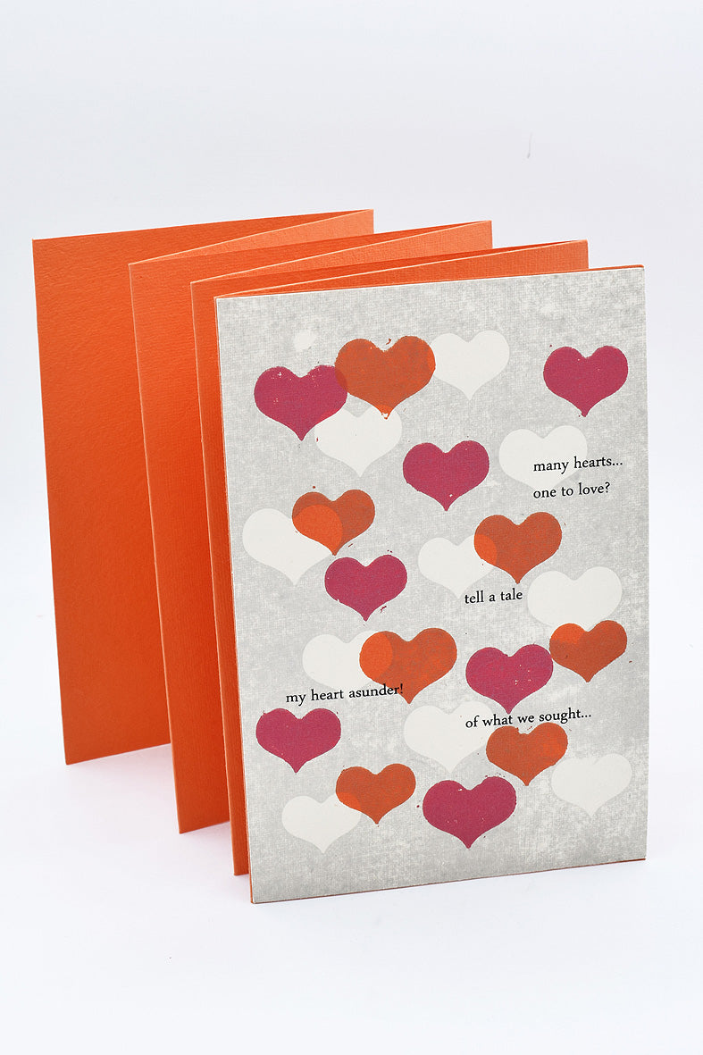 Many Hearts Love Exchange Concertina Valentine's Day Cards Online
