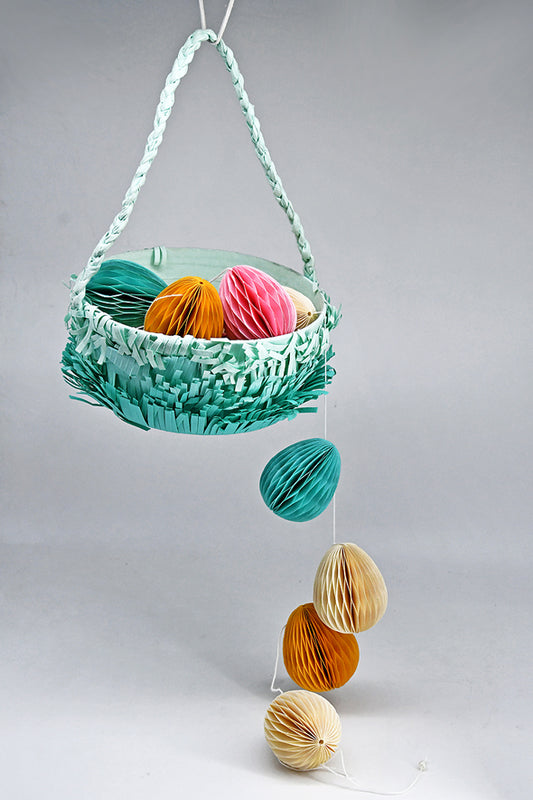 Easter 12 Concertina Eggs Garland