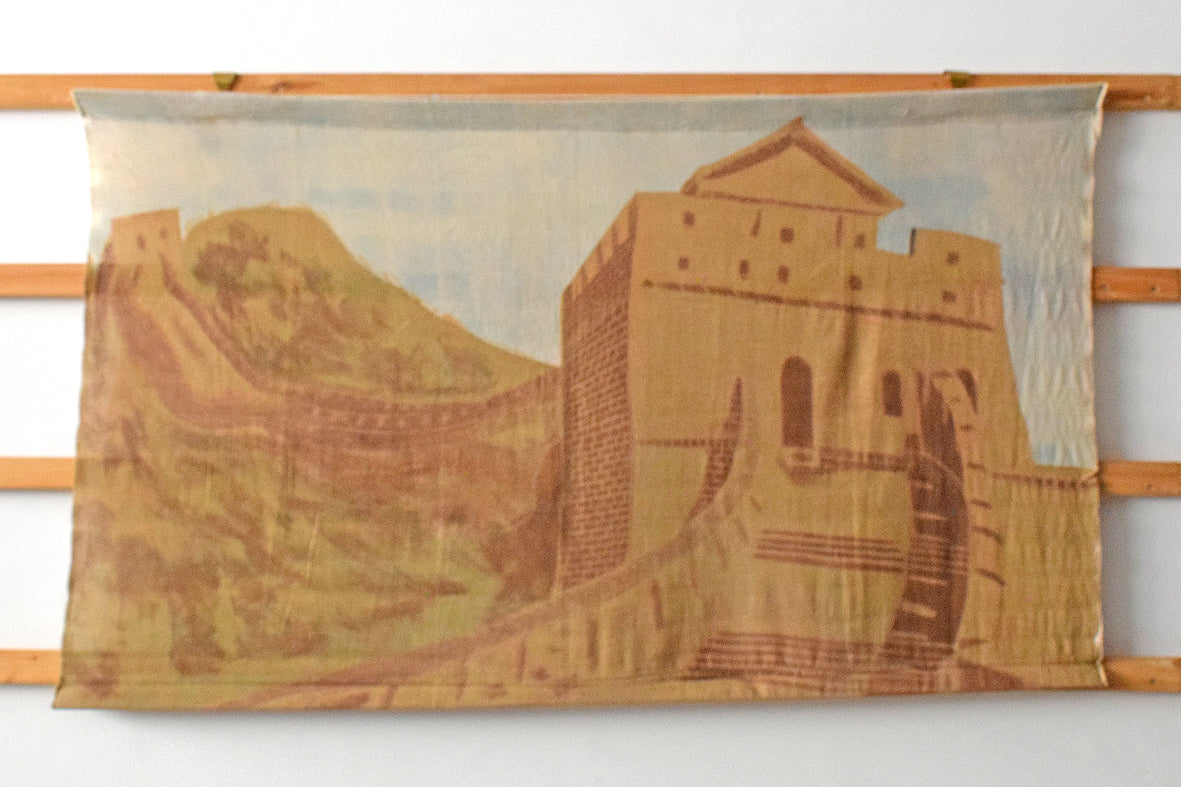 Great Wall Natural Dye Painting Wall Art Hanging Online
