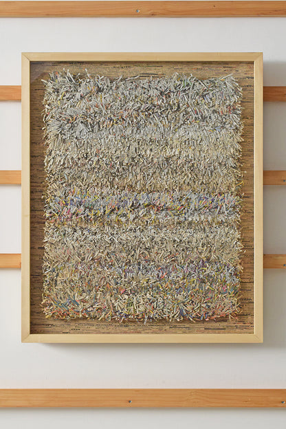 Paper Fringes Weave Mounted Framed Wall Art Hanging Online
