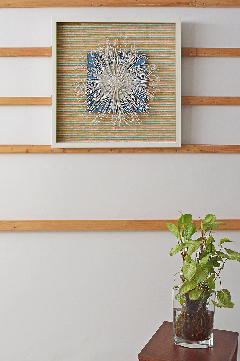 Radial Artwork in Indian Flag Colors Wall Art Hanging Online
