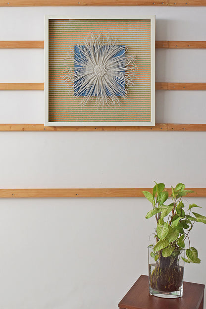 Radial Artwork in Indian Flag Colors Wall Art Hanging Online
