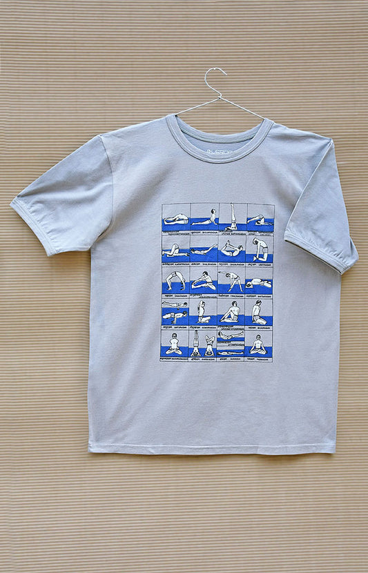 Yogasana, Exercise Chart Unisex T Shirt