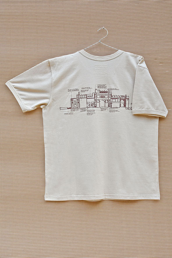 Rajasthan Folk Drawing Cities & Places Printed Unisex T Shirt Online
