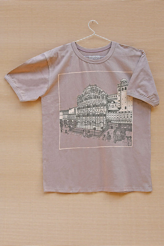 Hawamahal Drawing, Cities & Places Unisex T Shirt