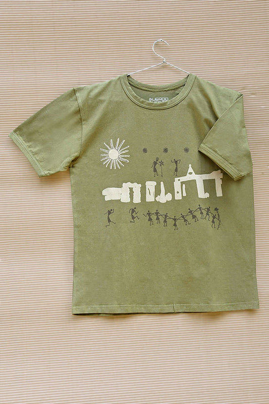 Stonehenge Folk Drawing, Cities & Places Unisex T Shirt
