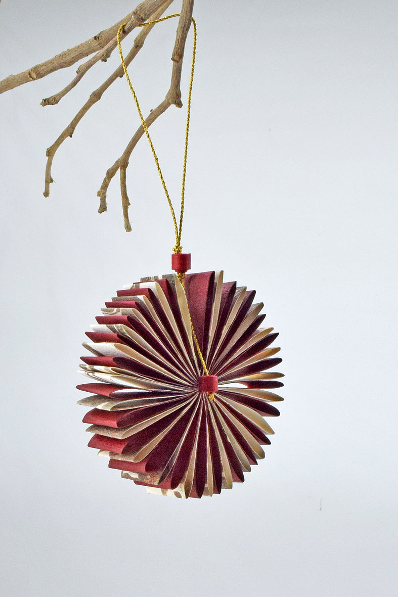 Wheel Paper Hanging Christmas Decoration Ornament Online

