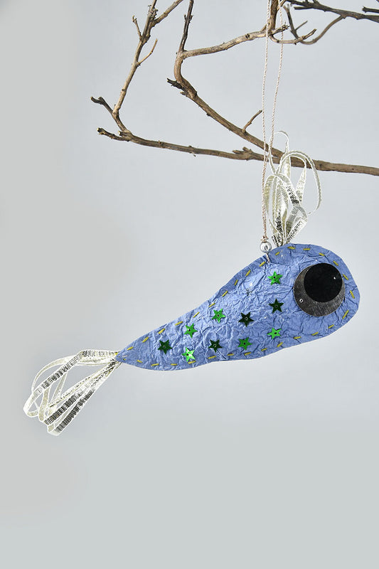 Paper Narwal Christmas Hanging