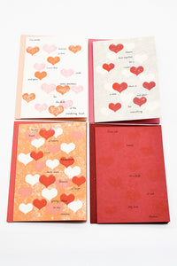 Yellow Love Song Heart Valentine's Day Gift Cards With Envelopes Online
