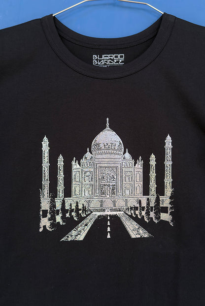 Taj Mahal Drawing, Cities & Places Unisex T-Shirt