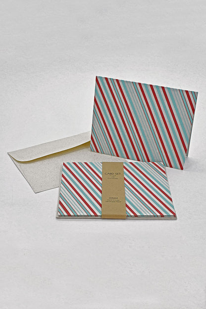 Diagonal Stripes Cards & Envelopes
