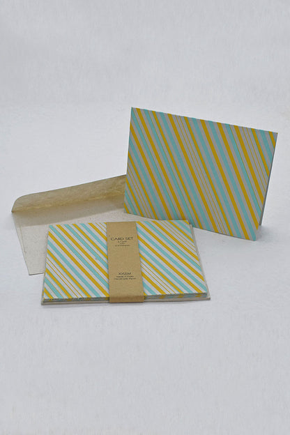 Diagonal Stripes Cards & Envelopes