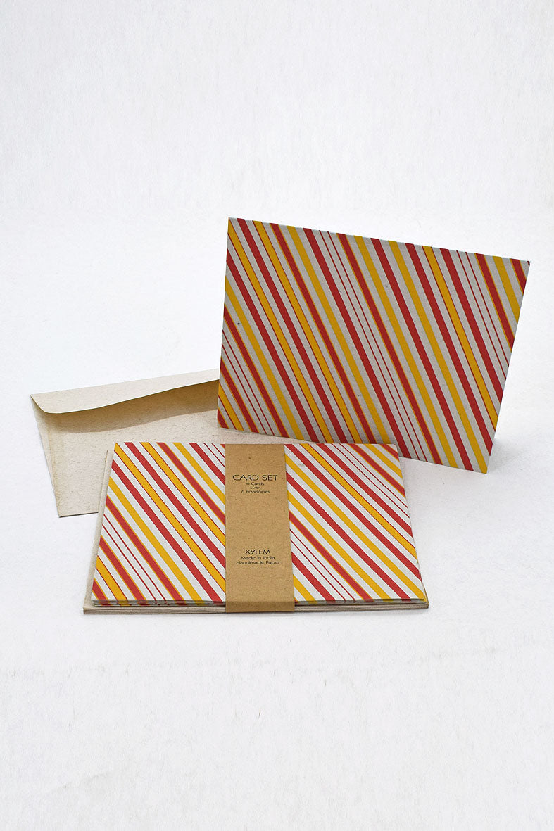 Diagonal Stripes Cards & Envelopes