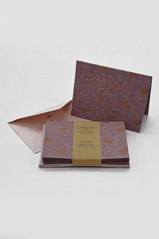 Ornamental Leaves Cards & Envelopes