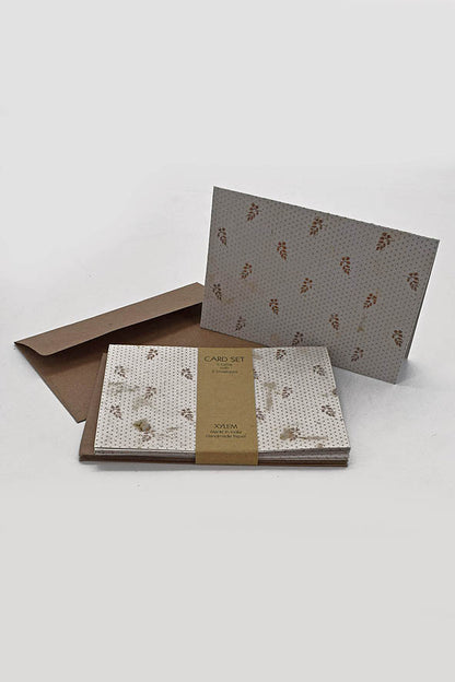 Ornamental Leaves Cards & Envelopes