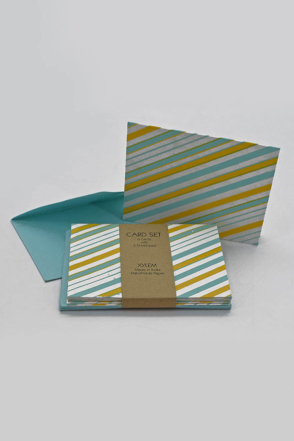 Diagonal Stripes Cards & Envelopes