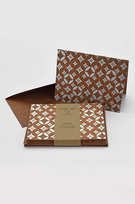 Star Lattice Metallic Print Cards & Envelopes