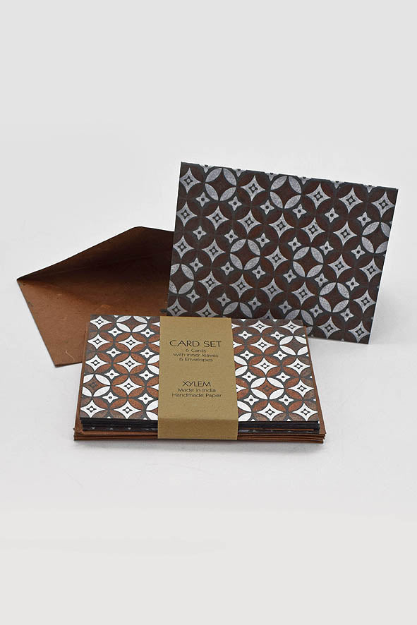 Star Lattice Metallic Print Cards & Envelopes