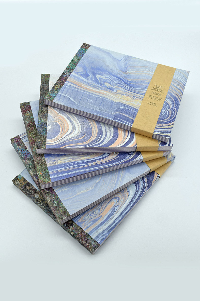 Achada Spine Marbling Notebook