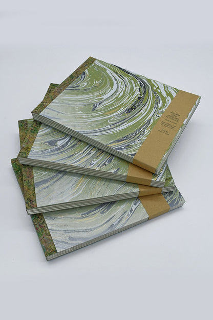 Achada Spine Marbling Notebook