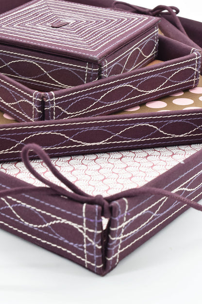 Origami & DIY Paper Desk Compendium Trays
