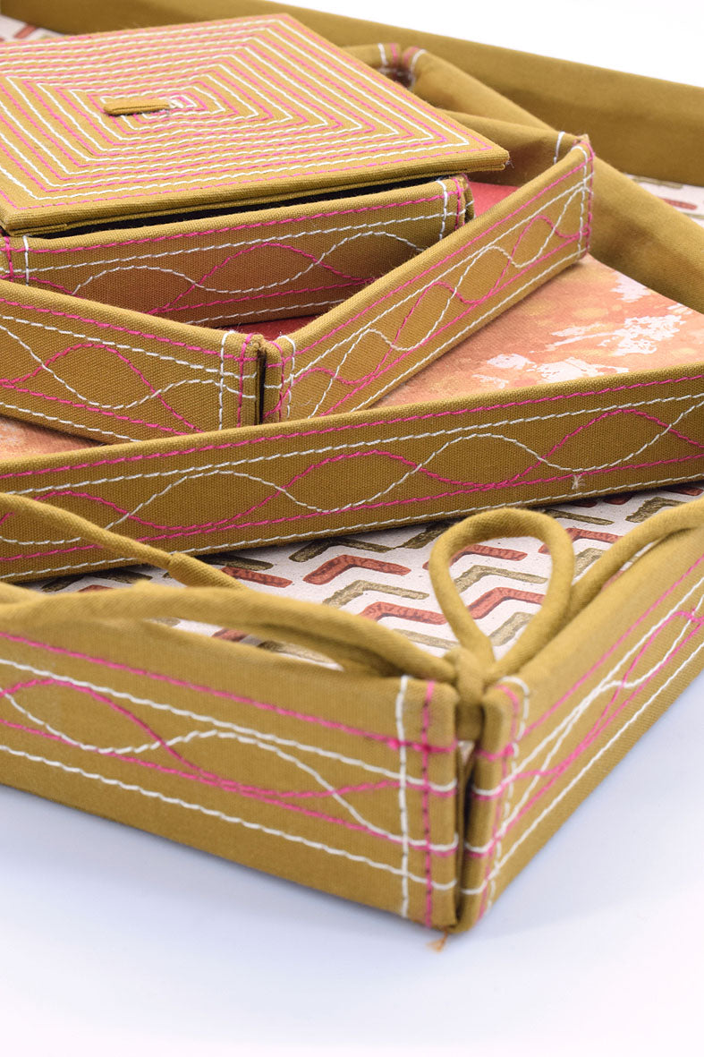 Origami & DIY Paper Desk Compendium Trays