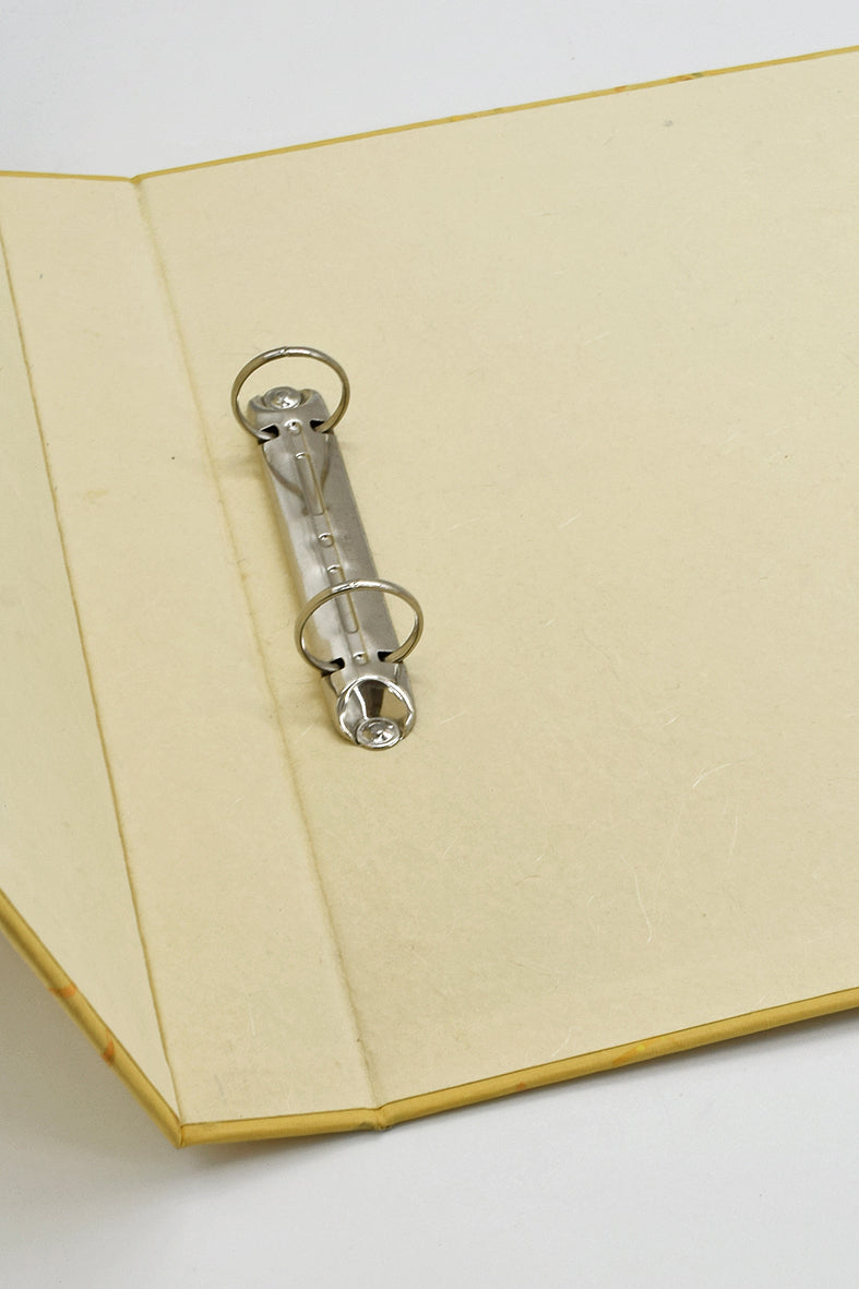 Home Office: A4  2 Ring File Folder clad in Handmade Paper 