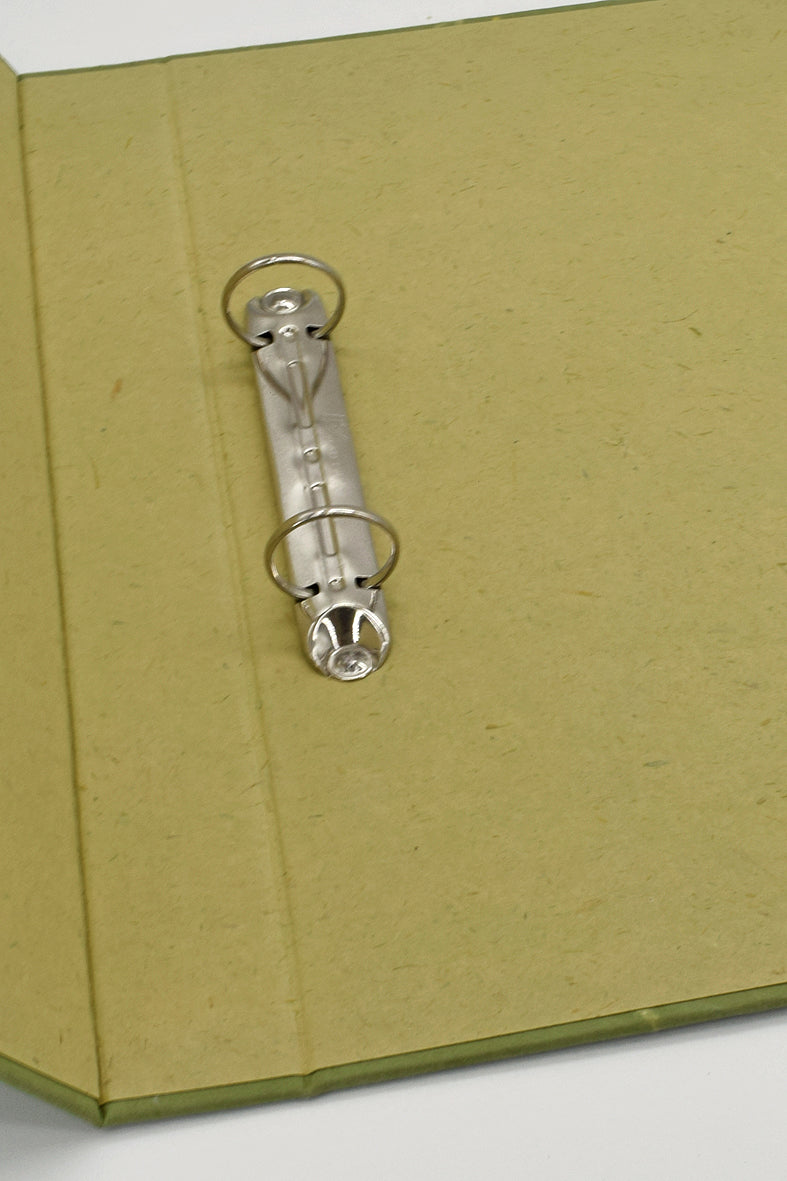 Home Office: A4  2 Ring File Folder clad in Handmade Paper 