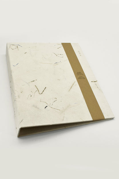 Home Office: A4  2 Ring File Folder clad in Handmade Paper