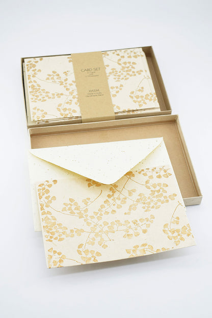 Card set compendium 12 cards with 12 Envelope