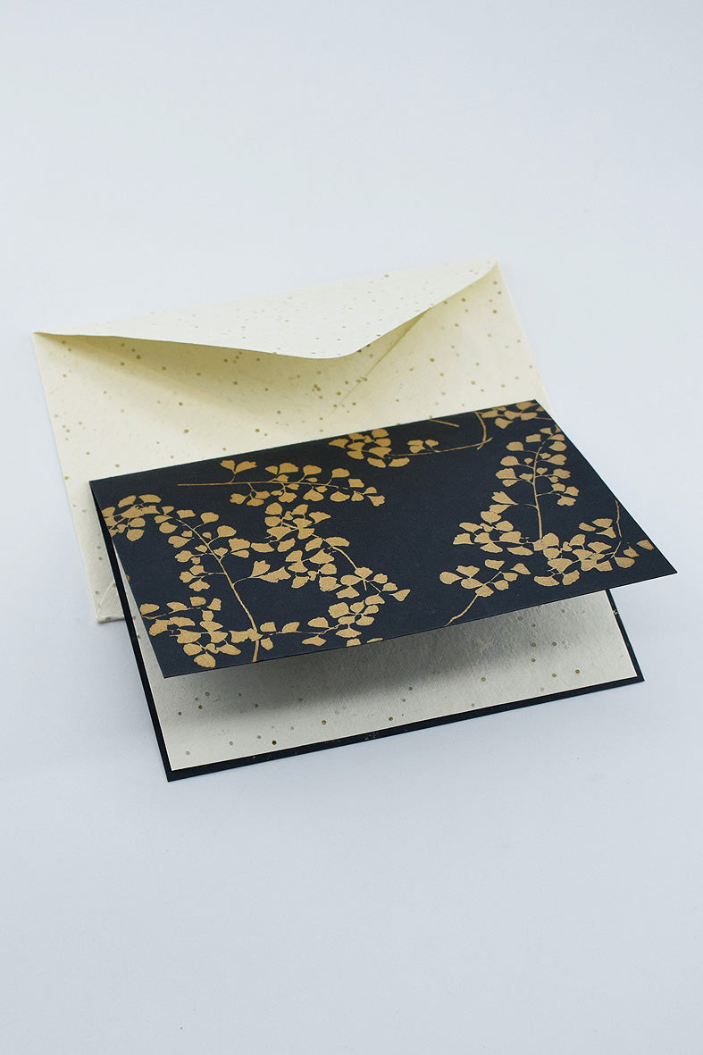 Card set compendium 12 cards with 12 Envelope with inner leaves