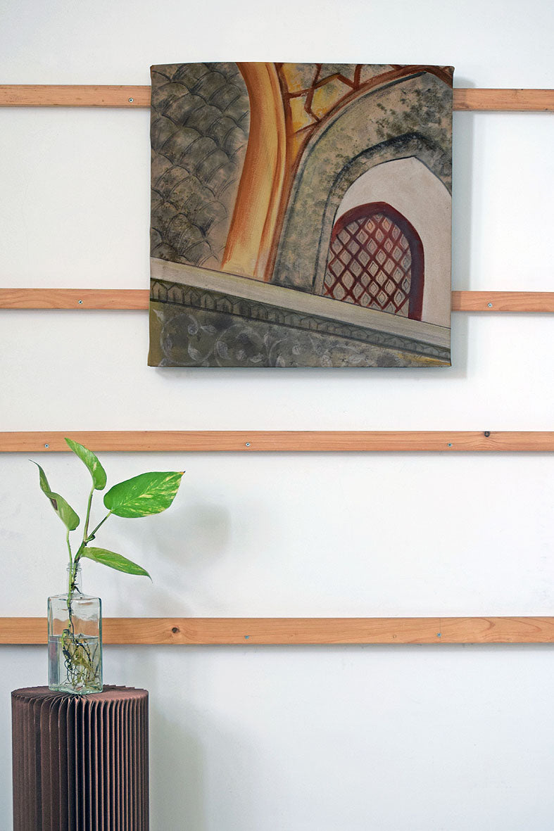 Artwork Arches Humayun's Tomb painting