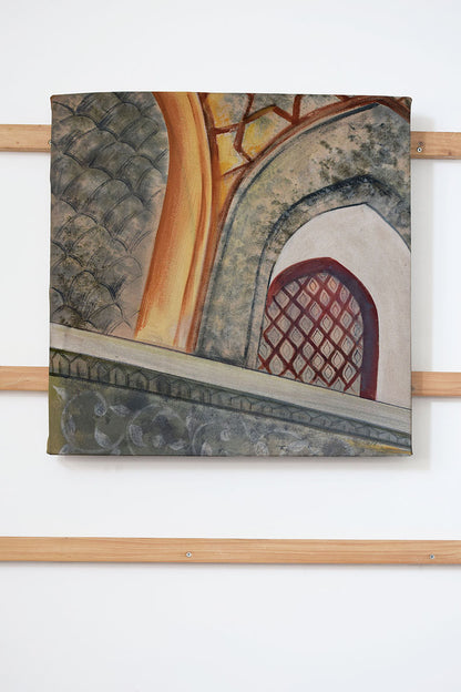 Artwork Arches Humayun's Tomb painting
