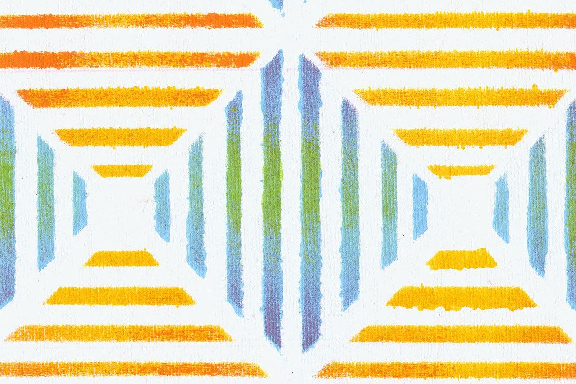 Diamond Grid Multicolor on White Texture Handmade Paper Online
