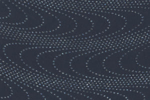 Undulating Waves: Silver Glitter on Black Handmade Paper ~100gsm Set of 5 50X70cm each