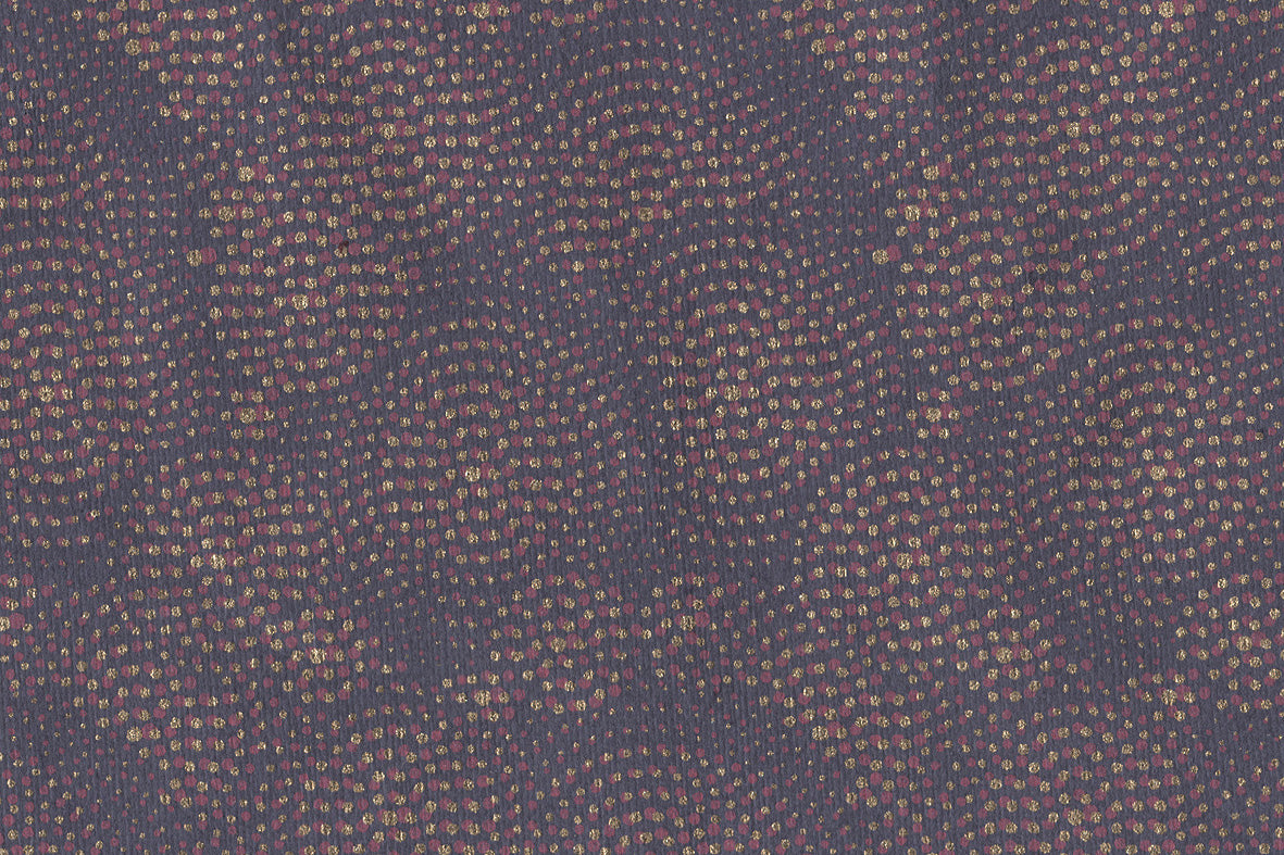 Concentric Pink Gold On Royal Blue Handmade Paper Gift Wrap Online