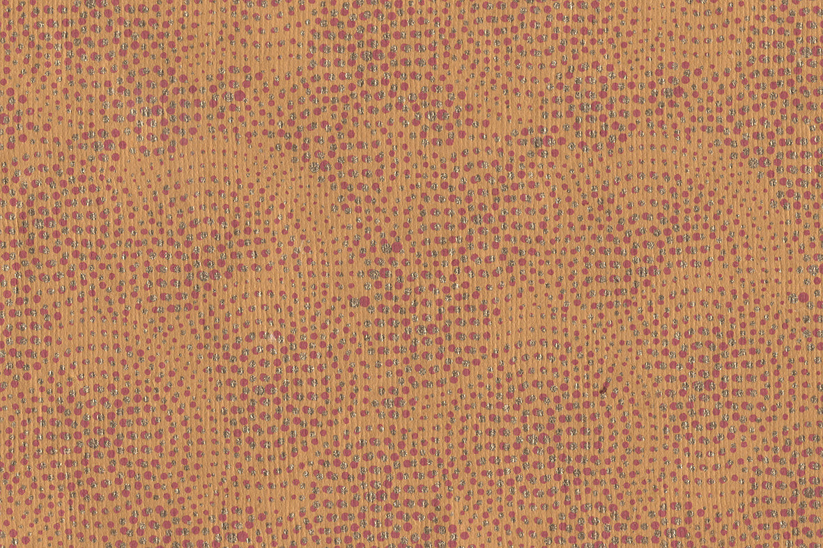 Concentric Pink Gold On Mandrin Orange Handmade Paper Gift Wrap Online
