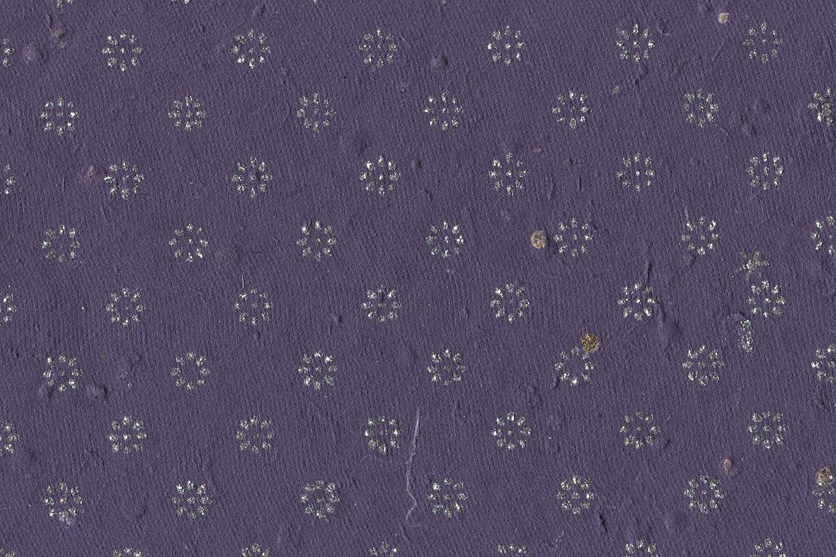 Floret Star Half Drop Banana Fibre Handmade Paper