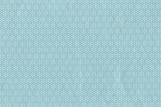 Snow Grid Print Cotton Rag Handmade Paper