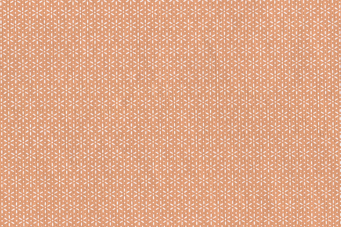 Snow Grid Print Cotton Rag Handmade Paper