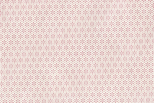 Snow Grid Print Cotton Rag Handmade Paper