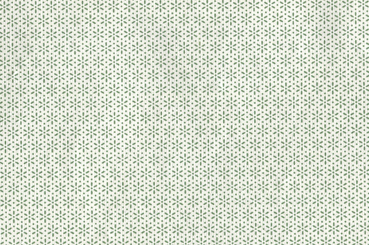 Snow Grid Print Cotton Rag Handmade Paper