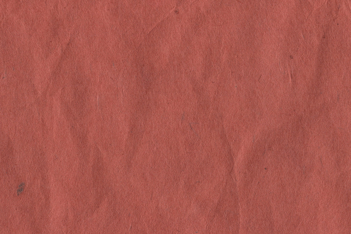 Red Daphne Fibre Handmade Paper