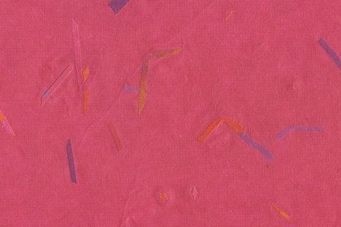 Congo Pink Banana Fibre With Orange Handmade Paper Gift Wrap Online